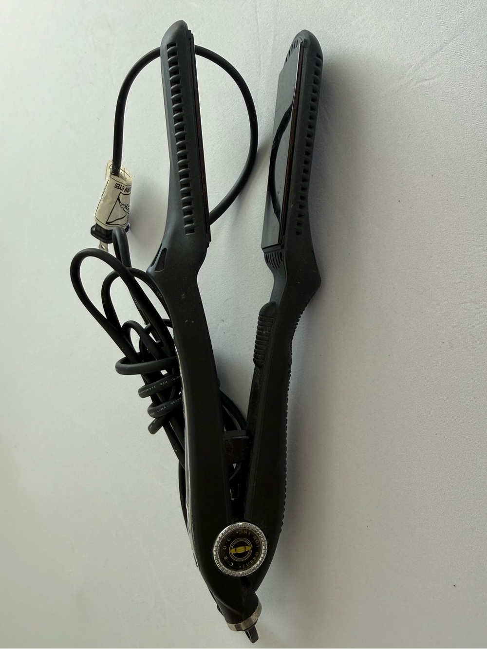Croc Turbo Ion Ceramic Flat Iron Hair Straightener Black Digital Display